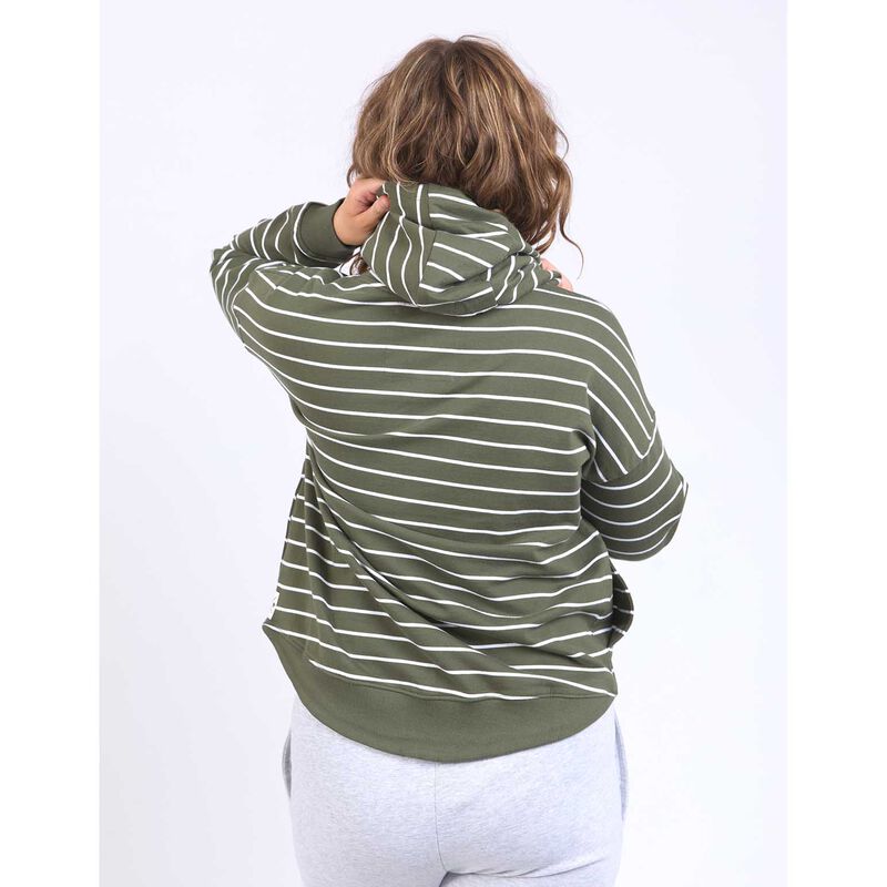 ELM Stripe Lounger Scoop Hoodie image number 1